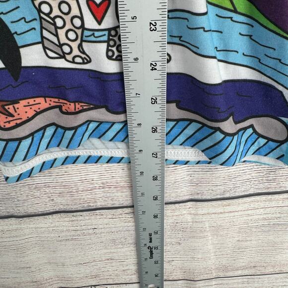 Sweet Gisele New York San Diego Zoo Britto AOP T-Shirt Youth Girls XL Blue - Picture 11 of 11